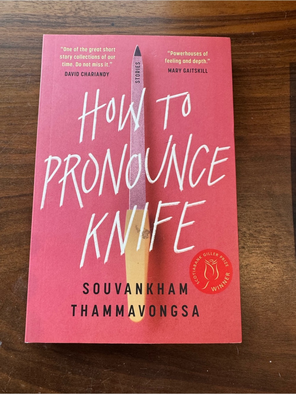 How to Pronounce Knife by Souvankham Thammavongsa - Pink Cover